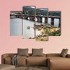 The Burguillo Reservoir located in the sub basin of the river Avila Multi Panel Canvas Wall Art