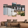 The Burguillo Reservoir located in the sub basin of the river Avila Multi Panel Canvas Wall Art