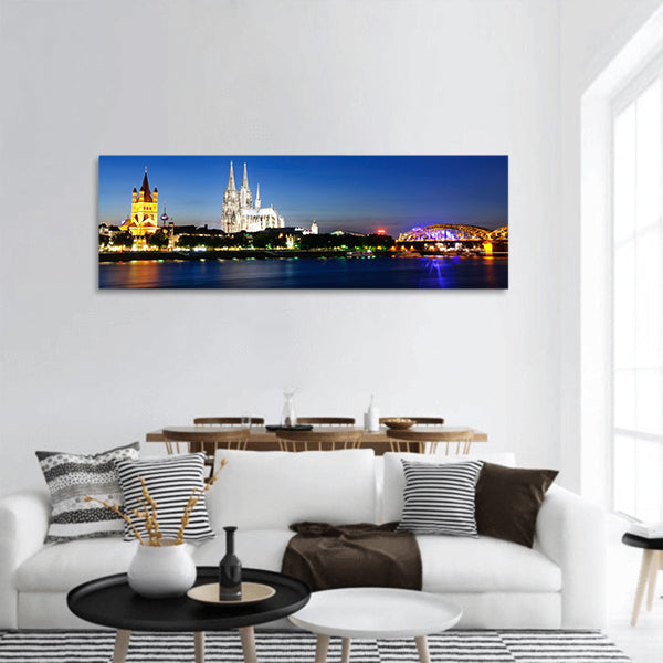 Cologne/Köln, Germany panoramic canvas wall art
