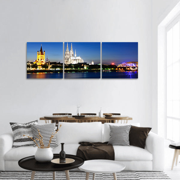 Cologne/Köln, Germany panoramic canvas wall art