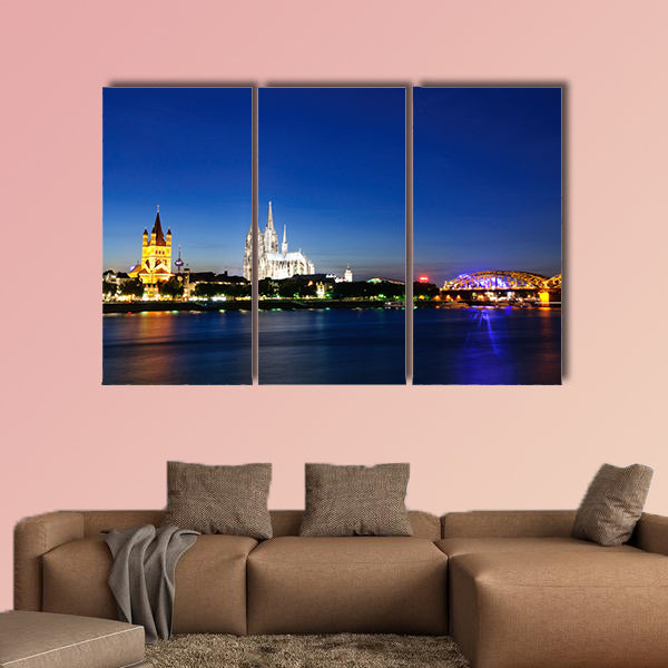 Cologne/Köln, Germany multi panel canvas wall art