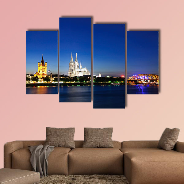 Cologne/Köln, Germany multi panel canvas wall art