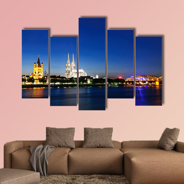 Cologne/Köln, Germany multi panel canvas wall art