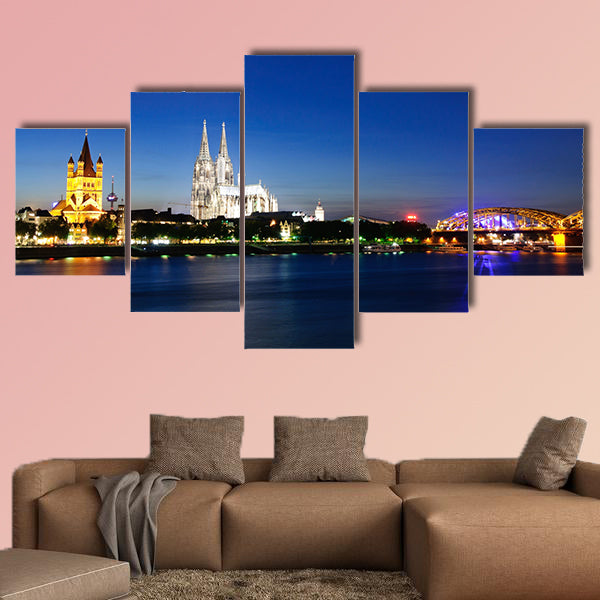 Cologne/Köln, Germany multi panel canvas wall art