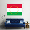 Hungary national flag with a star circle of EU Multi Panel Canvas Wall Art