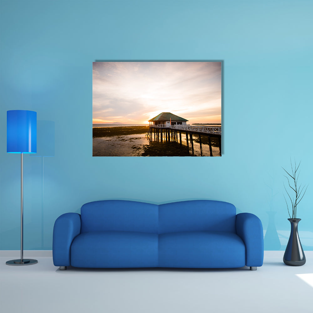 A Relaxing Beach house At Calatagan, Batangas Multi Panel Canvas Wall Art