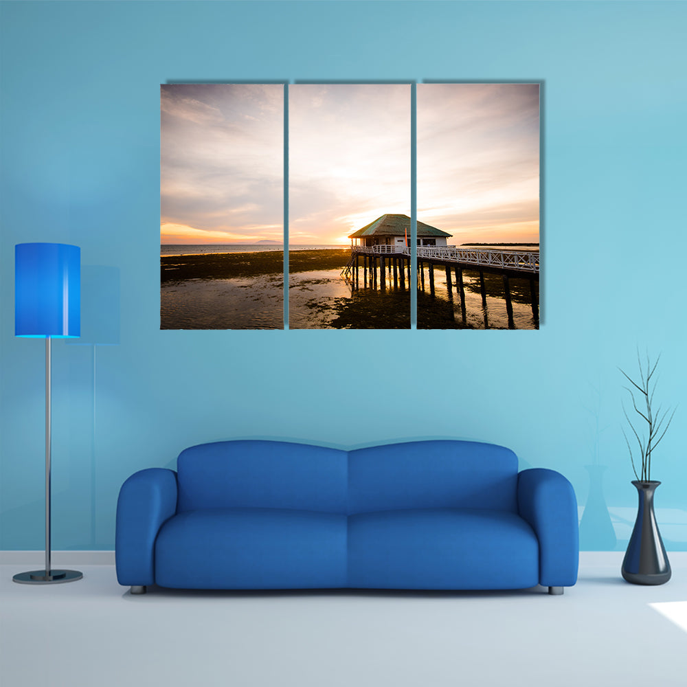 A Relaxing Beach house At Calatagan, Batangas Multi Panel Canvas Wall Art