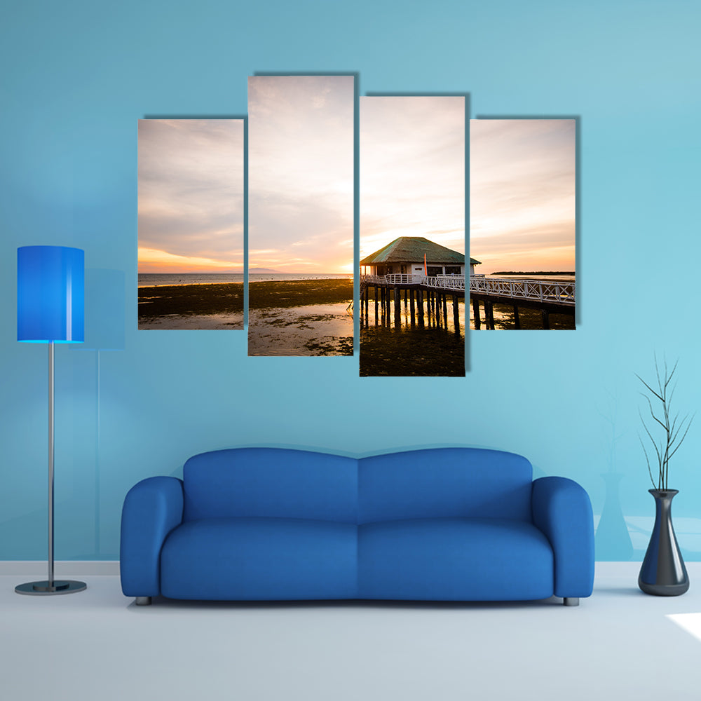A Relaxing Beach house At Calatagan, Batangas Multi Panel Canvas Wall Art