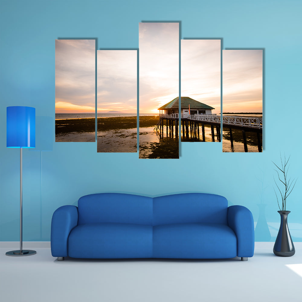 A Relaxing Beach house At Calatagan, Batangas Multi Panel Canvas Wall Art