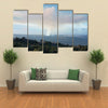 View over the crater of the active volcano Kilauea on the big island of Hawaii multi panel canvas wall art