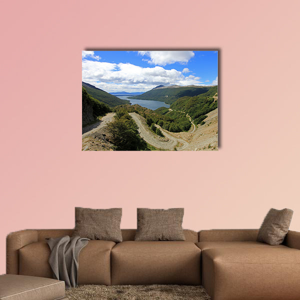 Lago Fagnano, also called Kami, view from Garibaldi Pass, Tierra Del wall art