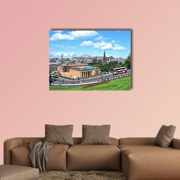 Edinburgh City View multi panel canvas wall art