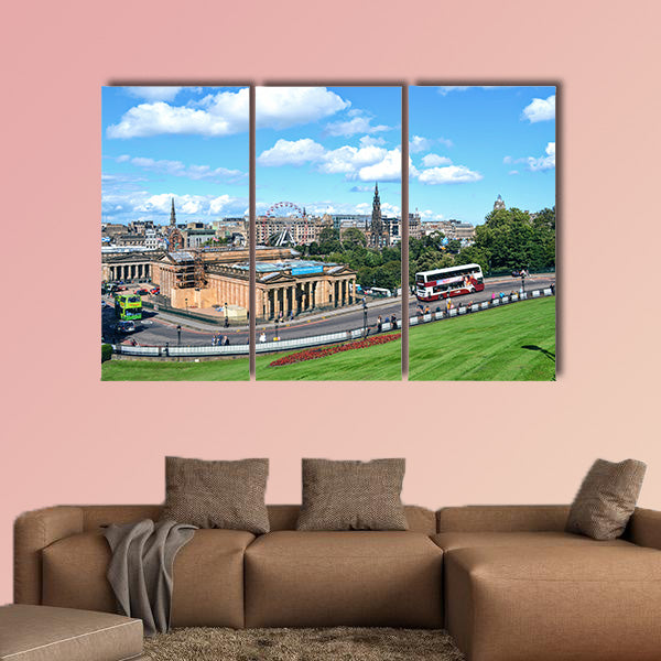 Edinburgh City View multi panel canvas wall art