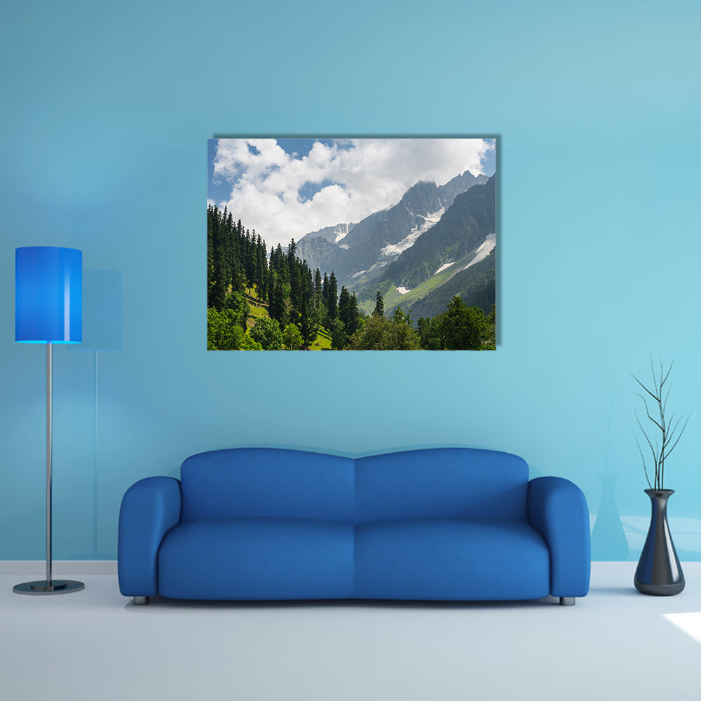 Beautiful landscape of Sonamarg in summer, Srinagar, Jammu Kashmir, India, Asia multi panel canvas wall art