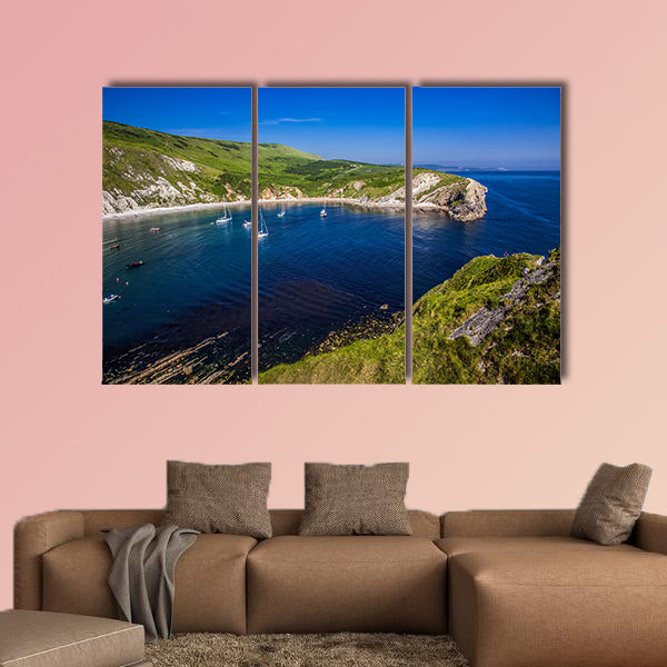 British seaside - summer holiday destination Lulworth cove wall art