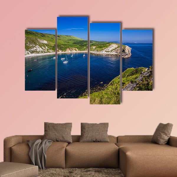 British seaside - summer holiday destination Lulworth cove wall art