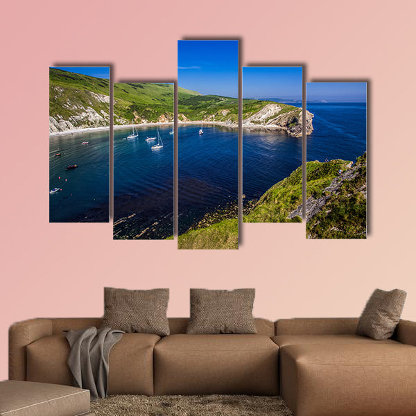 British seaside - summer holiday destination Lulworth cove wall art
