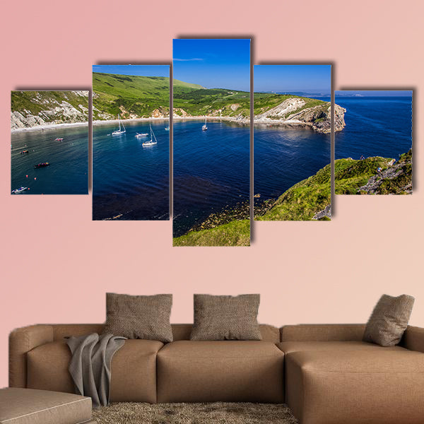 British seaside - summer holiday destination Lulworth cove wall art