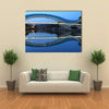 Modern bridge in Tbilisi, Georgia Multi panel canvas wall art