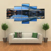 Modern bridge in Tbilisi, Georgia Multi panel canvas wall art