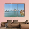 Skyline of the city Cartagena, Colombia multi panel canvas wall art