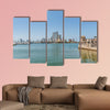 Skyline of the city Cartagena, Colombia multi panel canvas wall art