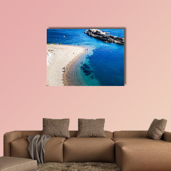 Beautiful hidden beach on the Jurassic Coast of Dorset, UK - Britiish wall art