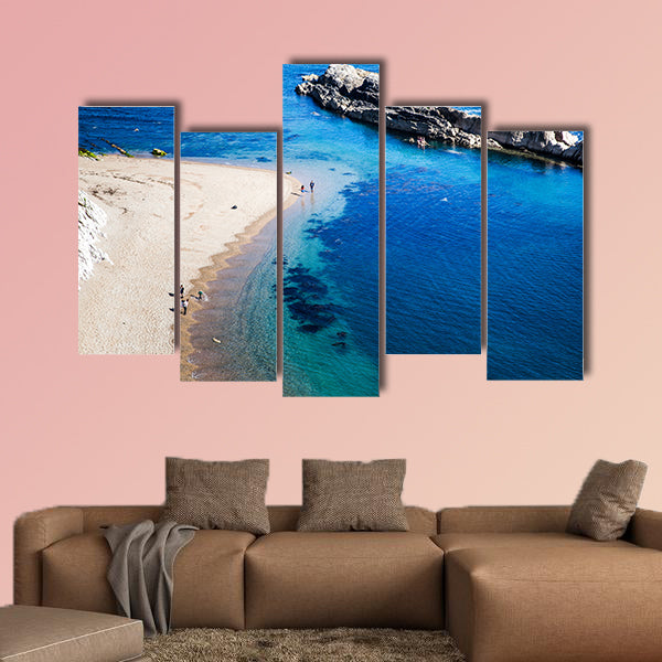 Beautiful hidden beach on the Jurassic Coast of Dorset, UK - Britiish wall art