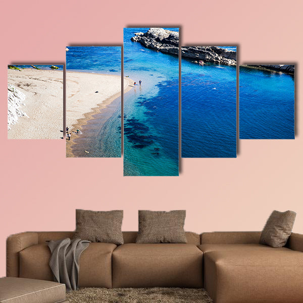 Beautiful hidden beach on the Jurassic Coast of Dorset, UK - Britiish wall art