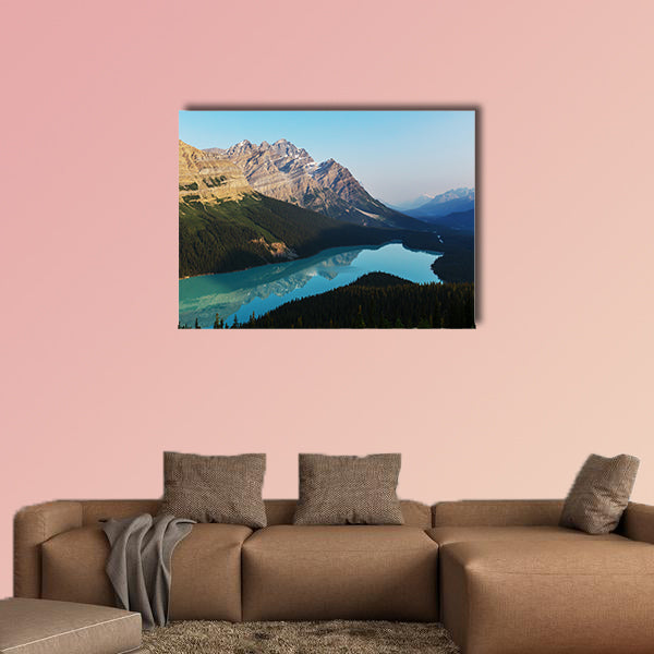 Peyto Lake in Banff National Park, Canada Multi panel canvas wall art