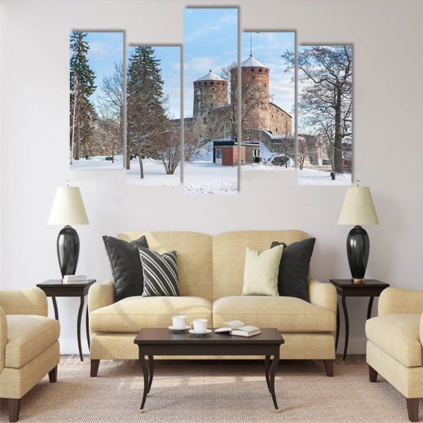Castle Olavinlinna (Olofsborg) Multi panel canvas wall art