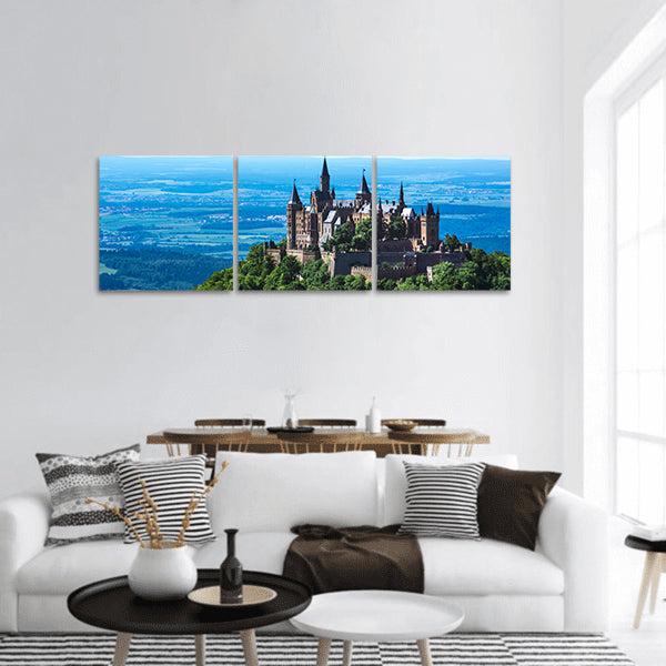 Beautiful Seascape with beach panoramic canvas wall art