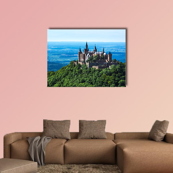  Burg Hohenzollern German European Castle multi panel canvas wall art