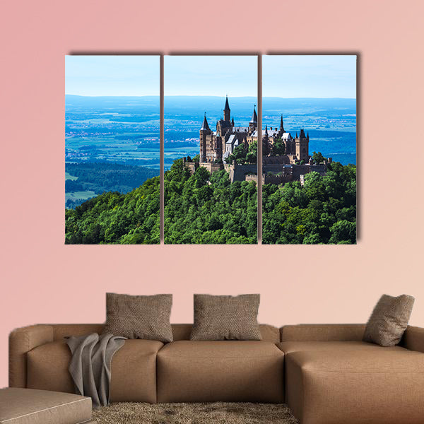  Burg Hohenzollern German European Castle multi panel canvas wall art
