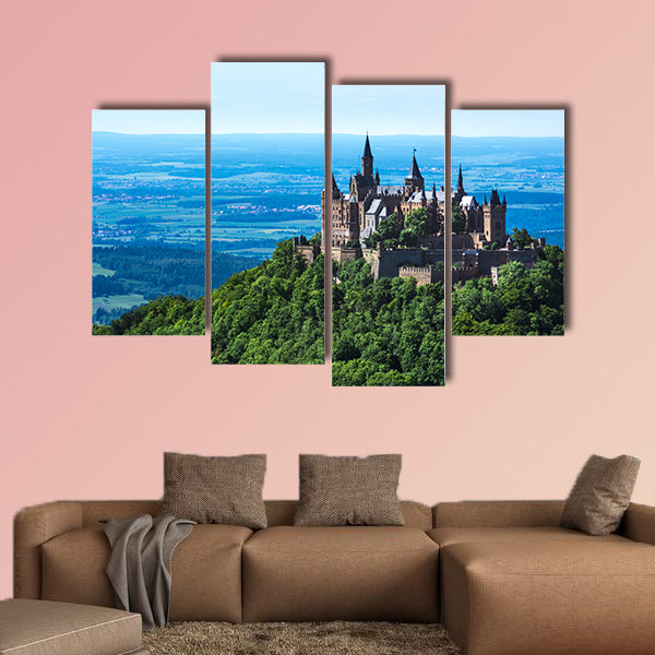  Burg Hohenzollern German European Castle multi panel canvas wall art