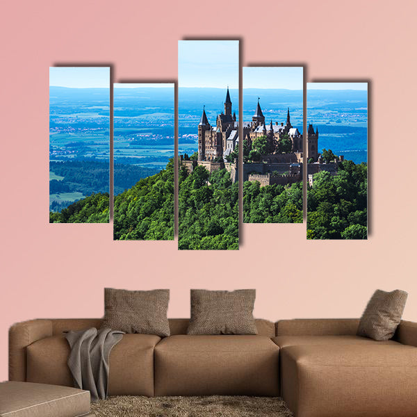  Burg Hohenzollern German European Castle multi panel canvas wall art