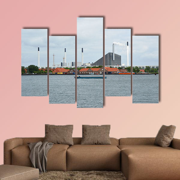 View on the incinerator of Copenhagen from the Kastellet, wall art