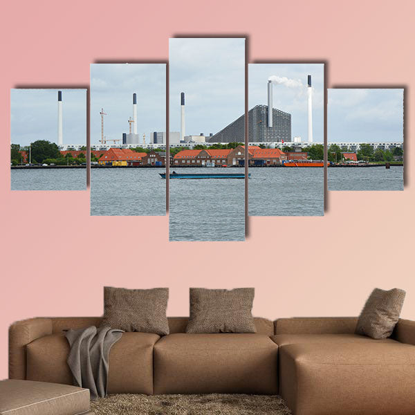 View on the incinerator of Copenhagen from the Kastellet, wall art