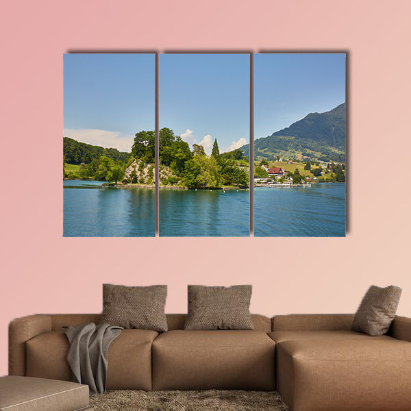 Lake Lucerne multi panel canvas wall art