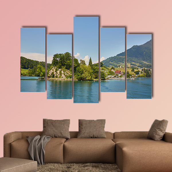 Lake Lucerne multi panel canvas wall art