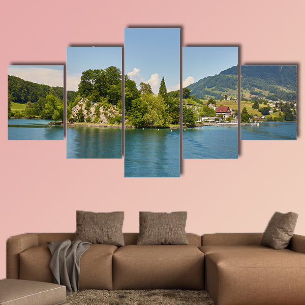 Lake Lucerne multi panel canvas wall art