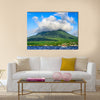 Nevis Peak a volcano in the Caribbean Multi panel canvas wall art