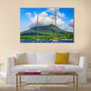 Nevis Peak a volcano in the Caribbean Multi panel canvas wall art