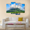 Nevis Peak a volcano in the Caribbean Multi panel canvas wall art