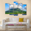 Nevis Peak a volcano in the Caribbean Multi panel canvas wall art