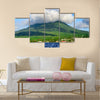 Nevis Peak a volcano in the Caribbean Multi panel canvas wall art