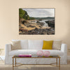 Paria coco on an overcast day,princcipe island,sao tome and principe, Africa Multi panel canvas wall art