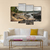 Paria coco on an overcast day,princcipe island,sao tome and principe, Africa Multi panel canvas wall art