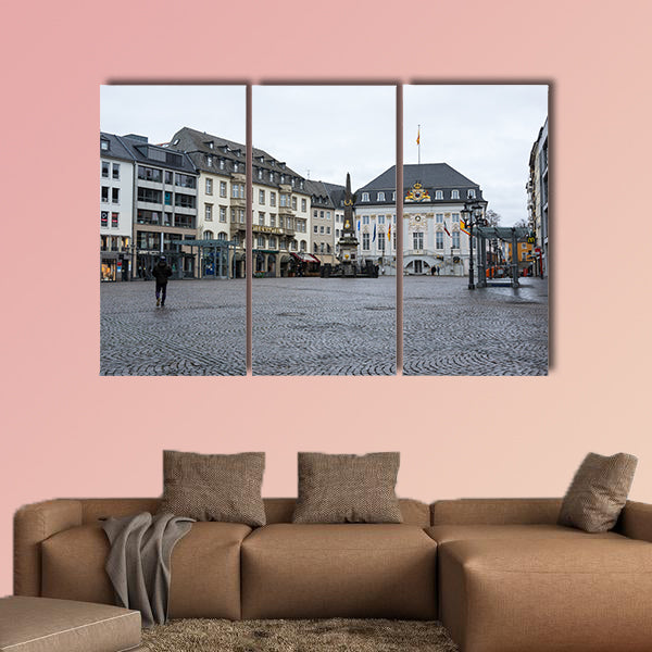 Old houses in Bonn, a city on the banks of the Rhine wall art