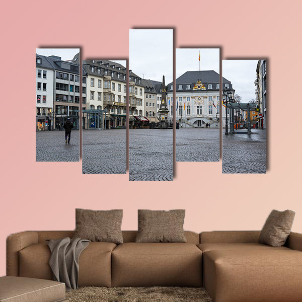 Old houses in Bonn, a city on the banks of the Rhine wall art